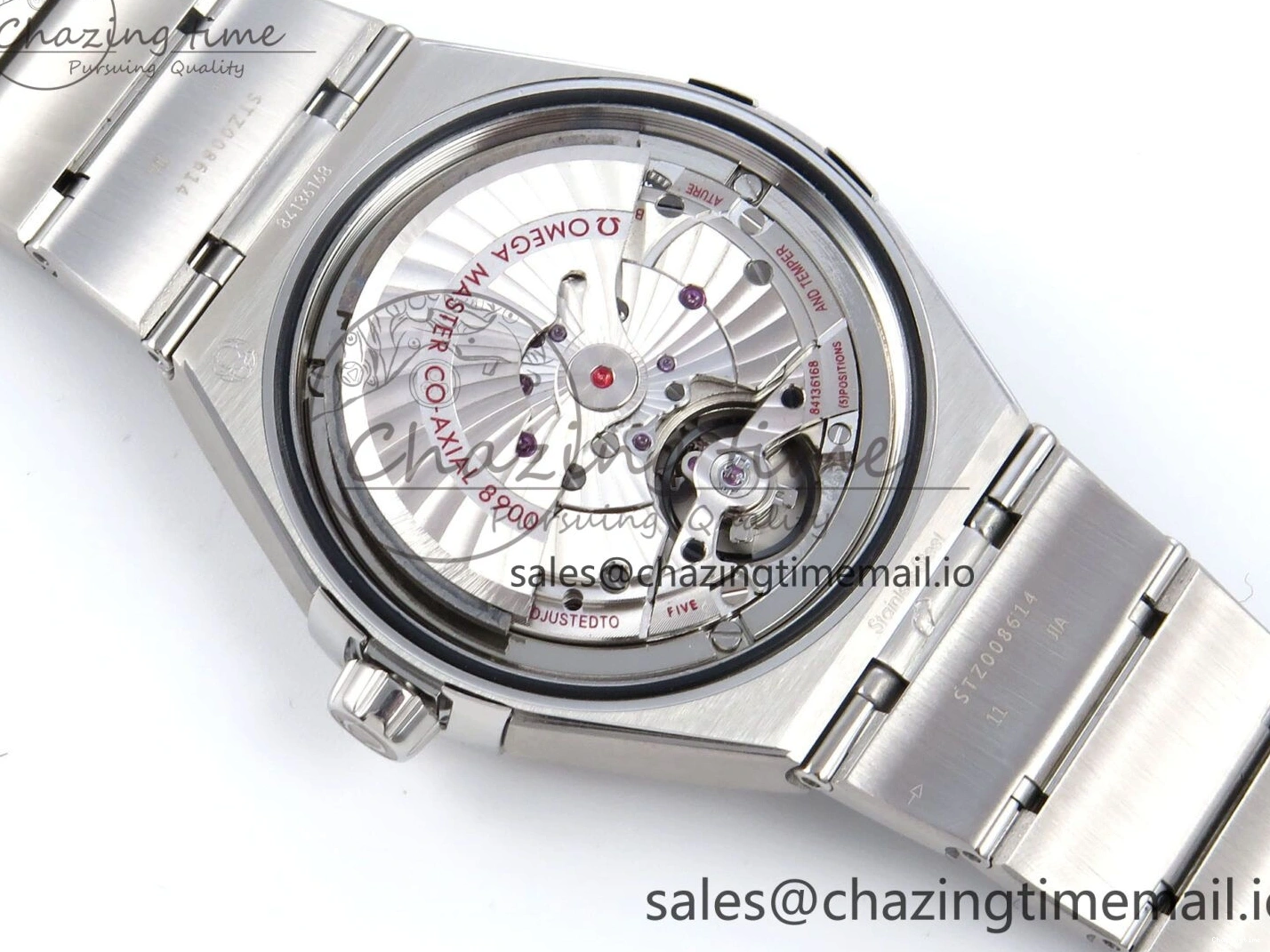 0116 Constellation 41mm SS ASWF 1:1 Best Edition Gray Dial on SS Bracelet A Breathable 7696
